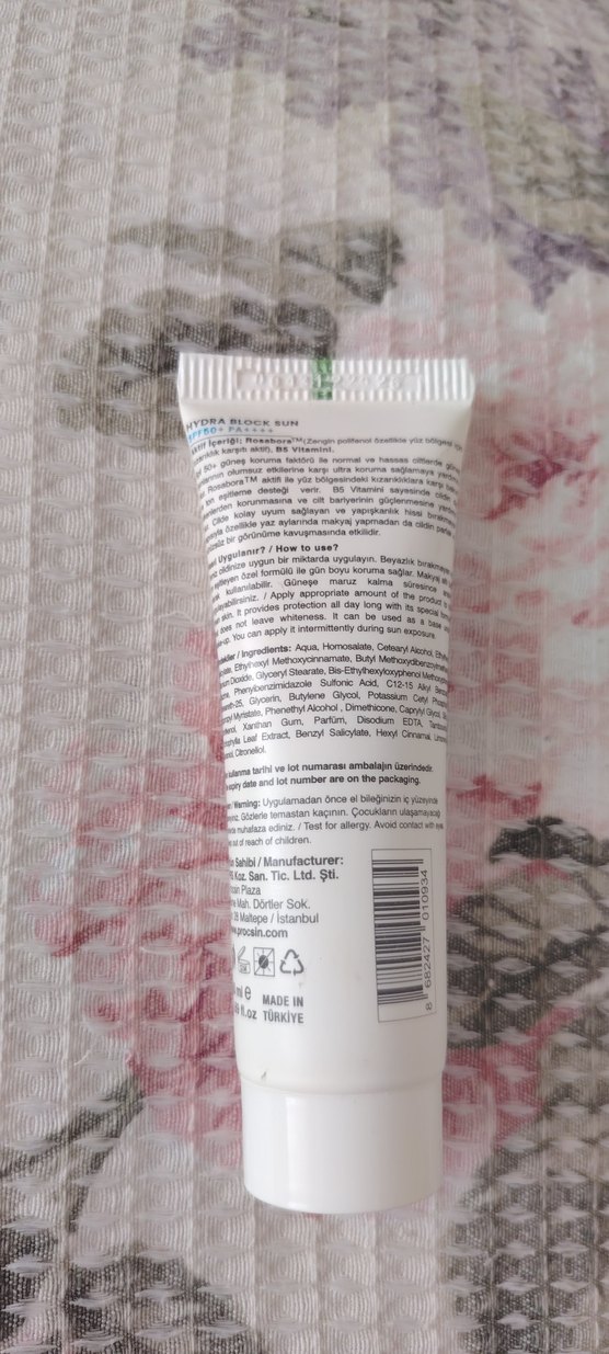 Procsin hydra Block güneş kremi spf 50 UVA UVB - Görsel 2