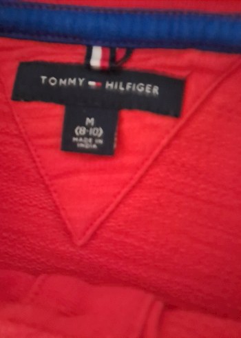 Tommy Çocuk Kırmızı Düğmeli Sweatshirt - Görsel 4