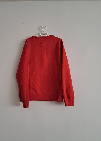 Tommy Çocuk Kırmızı Düğmeli Sweatshirt - Görsel 2