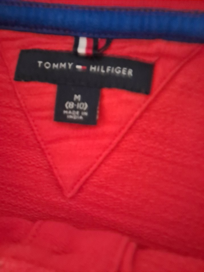 Tommy  Çocuk Kırmızı Düğmeli Sweatshirt - Görsel 4