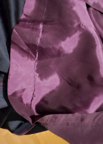 Bordo Uzun Askılı Drapeli Abiye Elbise - Görsel 8