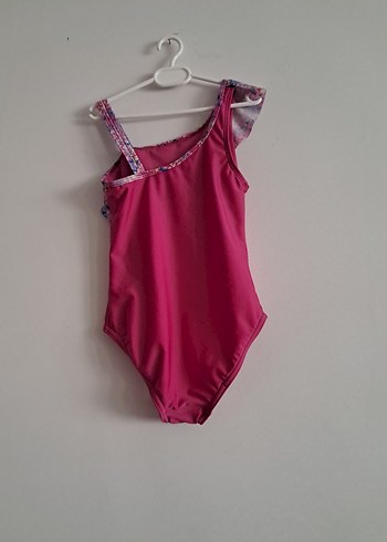 Pembe Bağlamalı Kız Çocuk Mayo - Görsel 5