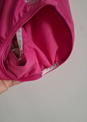 Pembe Bağlamalı Kız Çocuk Mayo - Görsel 4