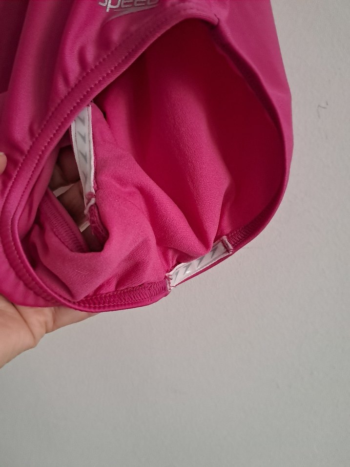 Pembe Bağlamalı Kız Çocuk Mayo - Görsel 4