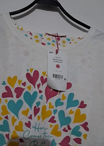 Etiketli Baskılı  pijama - Görsel 2