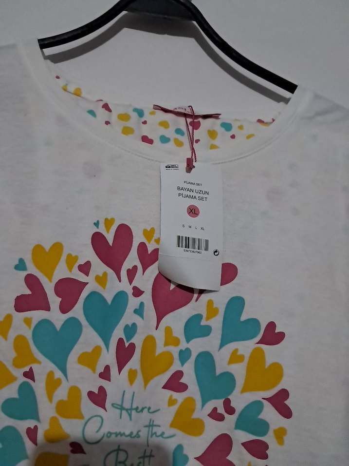 Etiketli Baskılı  pijama - Görsel 2