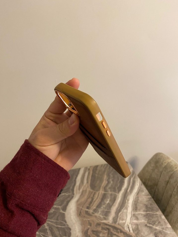 Kahverengi Telefon Kılıfı apple - Görsel 2