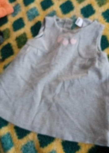 Çiçek Desenli Kız Tulum - Görsel 5