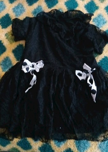 Çiçek Desenli Kız Tulum - Görsel 4