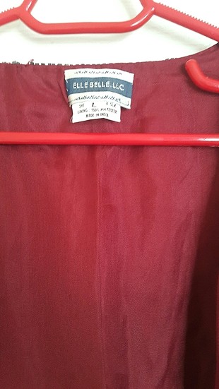 l Beden bordo Renk büstiyer