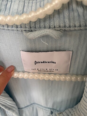 m Beden mavi Renk Stradivarius gömlek