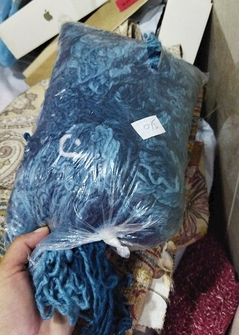 Beden Renk Gümüş kuğu makas, tığ, yün ipler, ahşap halka