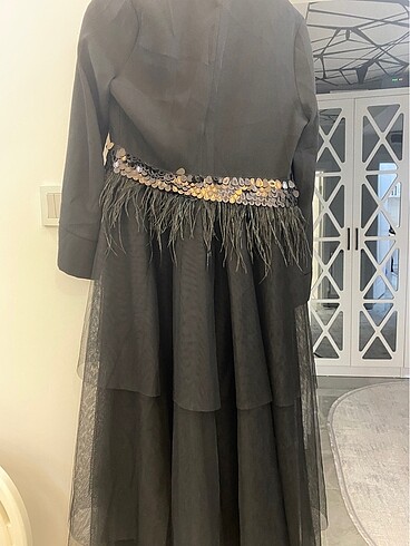 36 Beden Abaya elbise
