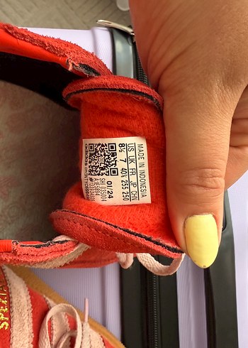 40,5 Beden kırmızı Renk Adidas Handball Spezial Unisex Spor Ayakkabı