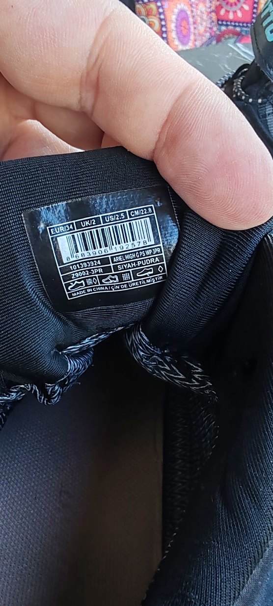 Lotto kız çocuk su geçirmez waterproof bot — görsel 5/5
