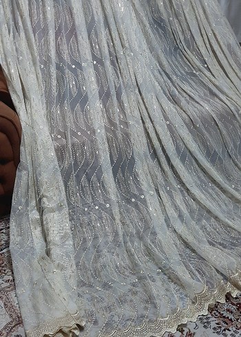 Sarımsı parlak tül 2 adet - Görsel 5