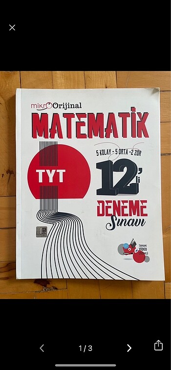Orijinal Yayınları Mikro Tyt Matematik Deneme