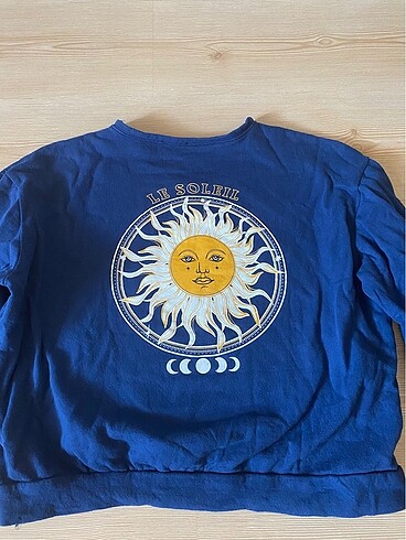 güneş baskılı sweatshirt