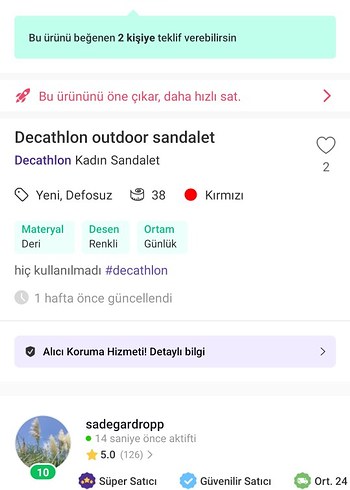 Decathlon Decathlon outdoor sandalet