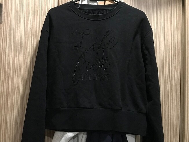 Addax Siyah Sweatshirt