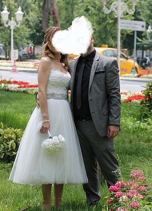 s Beden beyaz Renk Nikah Elbisesi