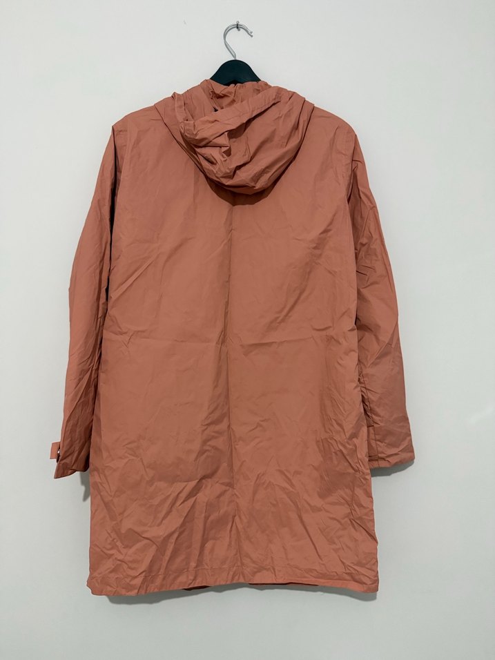 Uzun Kollu, Fermuarlı Midi Kadın yağmurluk - Görsel 2