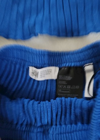 Mavi Mini Askılı Rahat Kız Çocuk Takımı - Görsel 3