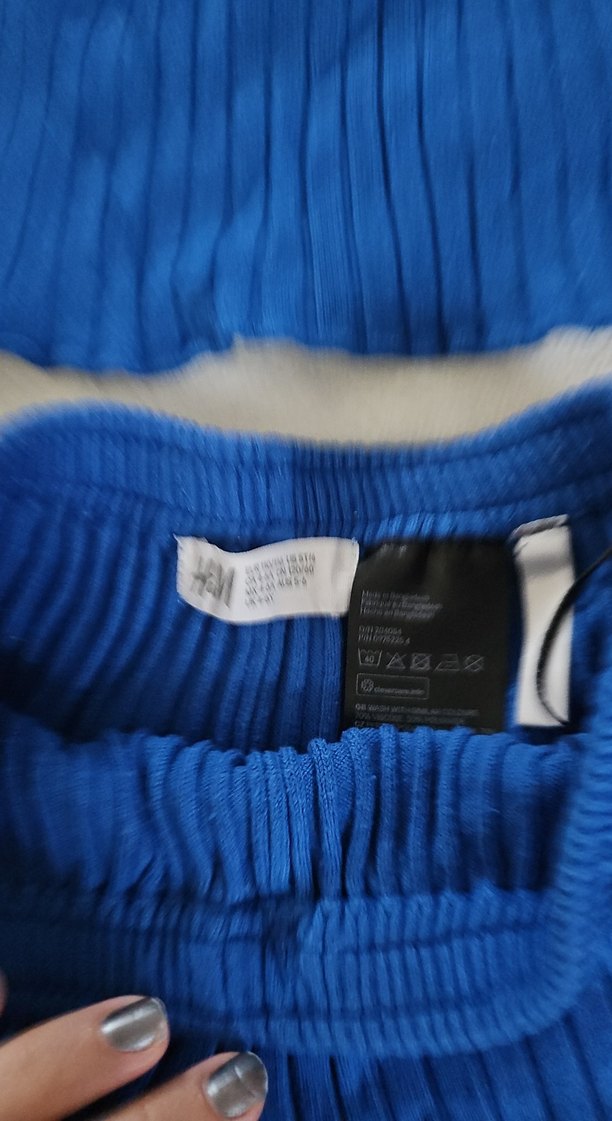 Mavi Mini Askılı Rahat Kız Çocuk Takımı - Görsel 3