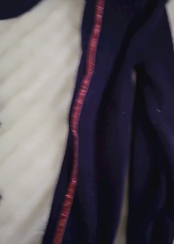 Lacivert Kız Sweatshirt ve Eşofman Takımı - Görsel 5