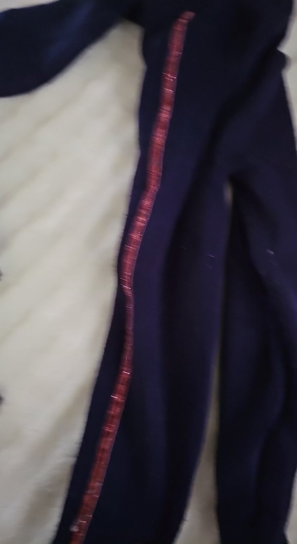 Lacivert Kız Sweatshirt ve Eşofman Takımı - Görsel 5