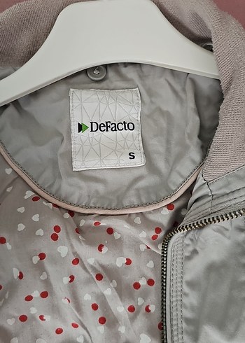 Defacto Gri Kadın Keten Fermuarlı Ceket