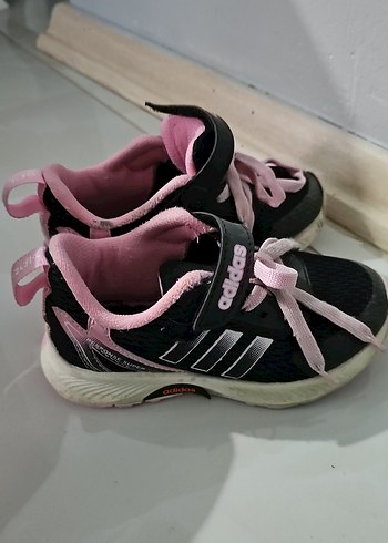 Kız Çocuk Siyah-Pembe Adidas Spor Ayakkabı - Görsel 2