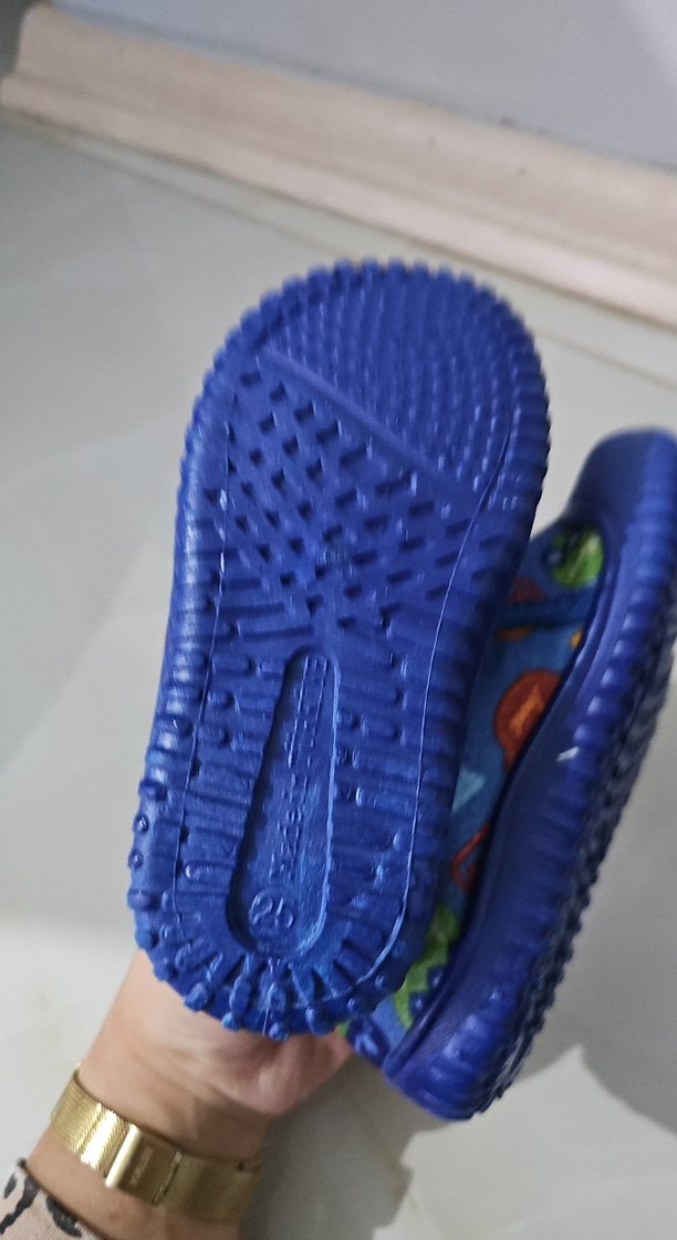 Erkek Çocuk Renkli Desenli Sıcak Terlik - Görsel 3