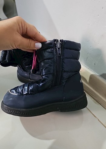 Kız Çocuk Lacivert Kaymaz Kar Botu - Görsel 3