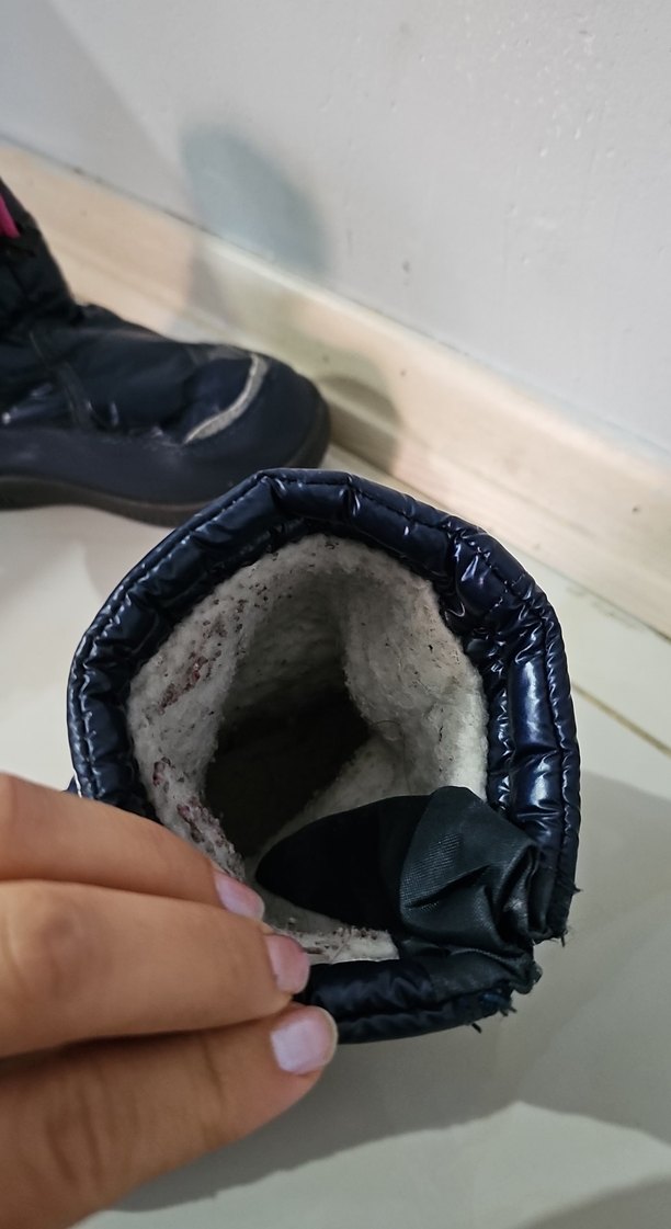 Kız Çocuk Lacivert Kaymaz Kar Botu - Görsel 4