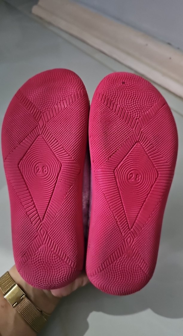 Renkli Baskılı Kız Çocuk Terlikleri - Görsel 2