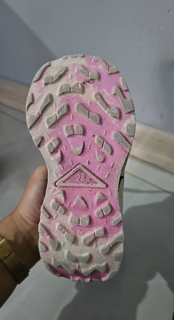 Kız Çocuk Pembe Siyah Spor Ayakkabı - Görsel 3