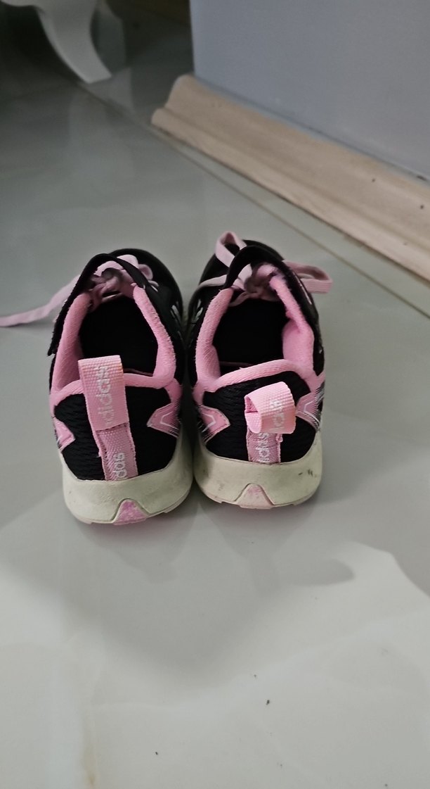 Kız Çocuk Pembe Siyah Spor Ayakkabı - Görsel 4