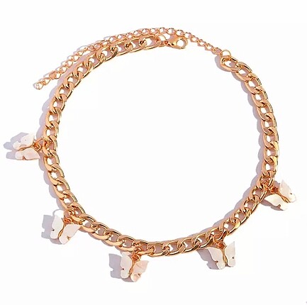 Kelebek choker kolye