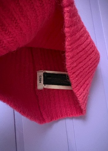 Pembe Örgü Kadın Bere - Görsel 2