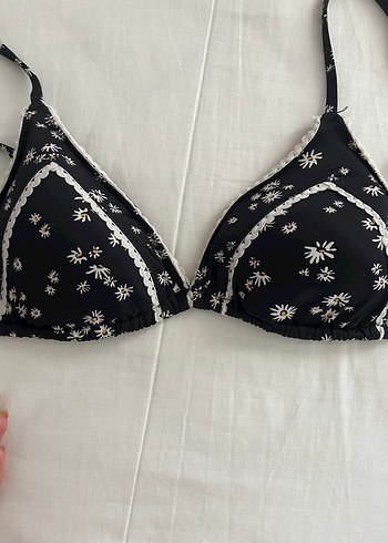 m Beden sarı Renk Sarı Nakışlı Bohem Bikini takım
