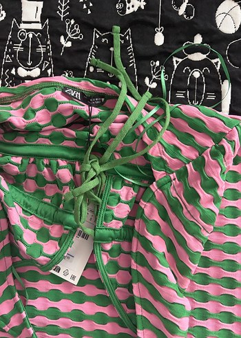 Örgü Halter Yaka Midi Elbise - Görsel 4