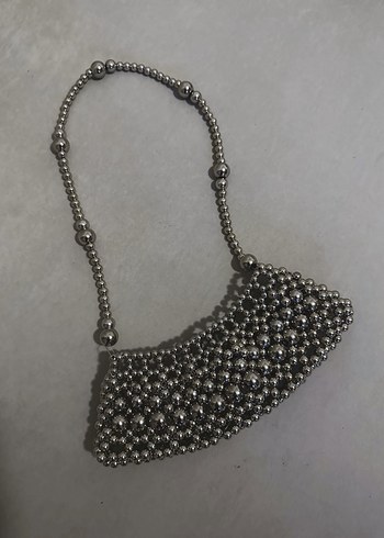 Gri Boncuklu Yılan Desenli Kadın Vücut Zinciri - Görsel 3