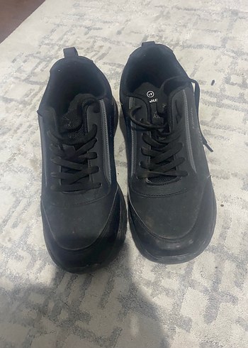 Diğer Siyah Bagcikli Gunluk Sneaker