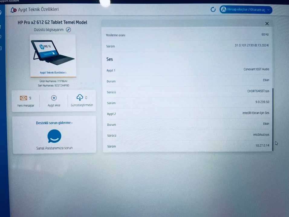 İnce ve Şık Siyah hp Dizüstü tablet Bilgisayar — görsel 6/10