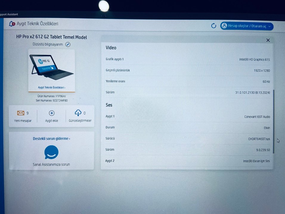 İnce ve Şık Siyah hp Dizüstü tablet Bilgisayar — görsel 5/10