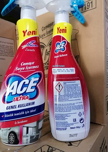 10 Adet ACE Ultra Genel Kullanım Temizlik Spreyi Lavantalı