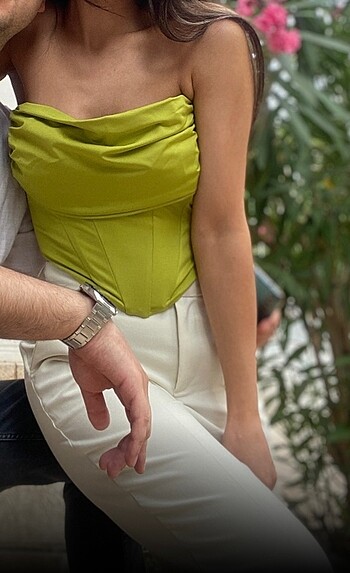 Crop Korse Detaylı Büstiyer