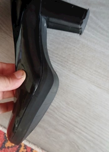36 Beden siyah Renk Siyah Parlak Rugan Stiletto Kadın Ayakkabı