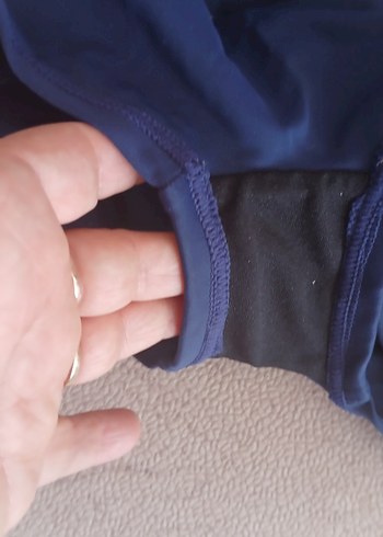 Kemerli Kısa Lacivert Kadın Mayo Altı - Görsel 4